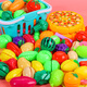 Miaobeile fruit chewyle children's toys girls playing house 3-6 years old vegetables simulated kitchen cooking girl birthday gift