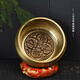 Fanmuguo [Seiko Gift Song Bowl] Népal Handmade Yoga Sound Healing Knocking Meditation Brass Ornement Vajra Style 12,5 cm + Stick Grinding + Bowl Pad