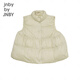 
jnby by JNBY Jiangnan Buddies Children's Clothing Autumn and Winter Girls' Thin Down Vest A-shaped Hem Down Jacket Children 1N9C13601 123 Milky White (Batch 1) 120 cm