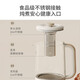 Small quality 0 glue health pot 316 stainless steel maternal and child grade material tea kettle household glass kettle constant temperature office scented tea stewing kettle with filter insulation 1.8 liters YSH03