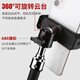 Meidu Mobile Live Broadcast Stand Tripod Floor Standing Outdoor Portable 2.1 Meter Lifting and Folding Bluetooth Remote Control Selfie Stick Photo Douyin Short Video Recording Online Class Jump Exercise Postgraduate Entrance Examination Upgraded Extra Thick Model | Matte Extra Thick Rod Arm + Pan/Tilt + Mobile Phone Clip + Storage + Bluetooth