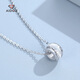 Aido Diamond pt950 platinum pendant for women platinum Lulutongyuan transfer bead necklace weighing 1.3-1.5 grams + delivery silver chain