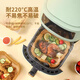 SHUANG YU air fryer special paper square 100 disposable silicone oil paper plates oil-proof non-stick pan suitable for 3L or more