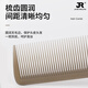 Manika professional hairstylist hair comb ultra-thin flat comb women's cutting and combing hair shop special men's push edge comb frosted transparent gray-15915