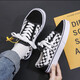 Zapatos de skateboard de aifeng zapatos de primavera zapatos para hombres de lona baja para hombres y mujeres tendencia clásica zapatillas versátiles pareja pareja 605 top bajo (actualización) 40 250 mm