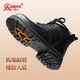Strongman 3515 Frauenstiefel Winter warme Martin -Stiefel plus samt verdickte britische Kurzstiefel kalte Schneestiefel Schwarz 39