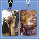 So-called card cover Susumuli campus card work permit factory water card ride card citizen card protection case So-called S4865 card cover + long black lanyard