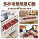Three-color cats make money and wealth, national style text mouse pads, super large and high-end office desk pads, positive energy computer pads, 12392 fortune, 80 cm x 30 cm x 2 mm