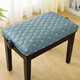 Thickened fabric stool cover rectangular makeup stool square stool cover dressing table stool cover steel 30*40 chair stool cover one technology cloth-dark green