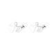 Qi Xiaomi 999 Ginkgo Leaf Earrings Spiral Twist to Support Ear Holes for Sleeping without Picking 2025 New High-Quality Light Luxury Earrings Ginkgo Leaf Earrings Exquisite Gift Box