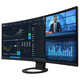 Yizhuo Eizo Yizhuo EV3895 gebogener Fisch Bildschirm Low blau Licht ohne Flash Energy Sparende Augenschutz Business Office Börse Unterhaltung 37,5-Zoll Schwarz Schwarz