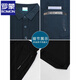 Romon Ice Silk T-shirt Men's Summer Short Sleeve Sports Set Two-piece Set Middle-aged and Elderly Dad Summer Clothing Casual Father's Day Gift 831 Bean Green [Short Sleeve + Shorts] 5XL [Suggested 200-220 Jin [Jin equals 0.5 kg]]
