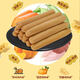 
Petio Japanese Paidio dog snacks Pet full price dog chicken sausages with cheese and vegetable ham 8 pieces 80 grams W13784 chicken sausages