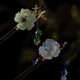 Pei Nanwei ancient style tassel hairpin women's high-end new Chinese style rocking hairpin simple modern cheongsam hairpin headdress 1 cold smoke green wood hairpin