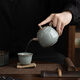 SUSHI CERAMICS Ge Kiln Kung Fu Tea Set Ceramic Teapot Three-Cai Cover Bowl Teacup Tea Washer Six Gentlemen Large Set Gift Box