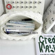 Pencil bag stationery white puff milk puff large capacity junior and high school students high-looking pencil bag stationery box ins beige puff