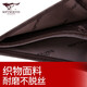 SeptWolves (Septwolves) Billetera de cuero genuino de cuero de cuero corto para hombres Jóvenes de la primera capa Patrón de dragón Dragón Clip Regalo de San Valentín para el día de San Valentín para el novio PAQUETE DE CAJA DE GILLA HORIZONTAL HORIZONTAL