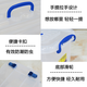 Multifunctional storage box plastic box storage box sorting box toy box extra large car storage box K1 2687 approx. 55L transparent