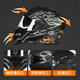 Tank T127 motorcycle helmet full-face dual-lens anti-fog electric vehicle all-season helmet for men Asian black 66 road XL