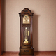 Honghe solid wood floor-standing clock mechanical clock mechanical winding movement European vertical clock large seat clock retro clock 9922 red German Hemler imported movement
