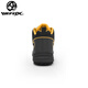 WEFOX Weihuji fishing shoes non-slip breathable lightweight fishing shoes wear-resistant felt-sock sea fishing shoes outdoor reef fishing shoes WDX1050/black gold one size 42
