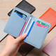 
Jingjia card bag men's ultra-thin simple card bag women's multiple card slots ID card case anti-demagnetization small card clip driver's license leather case light gray portable