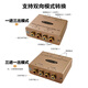 MUXBOXS M one-in-three-out splitter three-way lossless audio one-in-two-out crossover lotus head RCA audio converter one-in-two HIFI one-point three audio 1-in-2-out orange