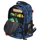 Lego Lego Schoolbag Student Sackepack Children Children 1-3-3-6 sac à dos éclaire le cadeau Burden Male Blue 20041