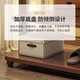 Baiyuda Massives Holz-Dressing-Spiegel-Gackträger integriertes bodengesteuertes Schlafzimmer Home Multifunktion Aufbewahrungsbügel in voller Länge in voller Länge Spiegelanpassungsspiegel 80 cm Walnussfarbe (der Spiegel öffnet und schließt linke und recht