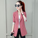 Zhidou Dou Dou Small Suit Veste pour femmes 2021 Vêtements d'été printemps et automne Nouveau gingembre à la tendance du haut de la longueur et du gingembre 9859 pour 96-105jin [Jin est égal à 0,5 kg]))