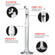 
Shimingtong Monitoring telescopic bracket indoor and outdoor aluminum alloy hoisting wall mounting bolt camera bracket extended rod universal bracket silver: 20-40cm