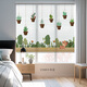 
Venetian blinds/folding curtains/Roman curtains Shangri-La curtains blinds Living room bedroom bay window floor-to-ceiling windows without shading 13571 Flower Fairy 1 piece