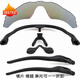 DRATRA cycling polarized sunglasses sports outdoor professional windproof dustproof glasses sun protection goggles myopia sunglasses men and women DTAL9208 matte black colorful gold red film