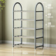 Jialiren multi-layer shoe rack door simple storage rack dormitory living room reinforced steel pipe shoe rack