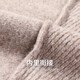 Hengyuanxiang wool sweater men's 100% pure wool men's thickened sweater autumn and winter bottoming sweater round neck pullover sweater