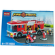 Harbin Games compatible with Lego fire truck building blocks and ladders fire fighting city series boy Yiyizhi assembled children's toys Firefighting and replacing team [687 pills]