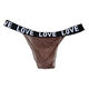 New Men's Love Unisex Thong Transparent Stockings Invisible Tight Sexy Low Waist Allure Gray 2XL 180Jin Jin equals 0.5kg