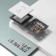 Socador de electricistas internacionales 86 Panel oculto ultra delgado Socket de cavidad gris sensorial para la piel