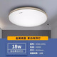 松下室内吸顶灯 明畔金银边 圆形卧室灯 简约风led灯具 家用灯饰 18W圆形双金边墙壁开关HHXC1049L