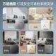 Zhengtai (CHNT) switch socket panel is concealed with 86 type five-hole one-open dual-control household wall switch power socket 6T magic silver gray