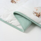 Tongtai (TONGTAI) baby blanket pure cotton quilted newborn plus blanket baby full month blanket newborn thick blanket green - lace (thick autumn and winter 0-15 C) 100x100cm