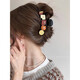 SAHANE Zuoyu cute cartoon biscuit clip for women 2024 new high-end hair clip back of the head spring and summer shark clip headdress PD09 biscuit