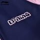 Li Ning (LI-NING) Children's Swimsuit Girls Medium Large Children Long Sleeve Trousers One-piece Sunscreen Seaside Hot Spring Swimsuit 719 Navy Blue 130
