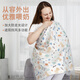 冶芷哺乳巾多功能外出哺乳衣遮挡巾防走光罩衣遮羞布透气纱布收纳便携 哺乳巾 童言嘻语-网纱款