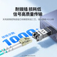 绿联光纤跳线 电信级万兆LC-LC多模双芯OM3 低烟无卤入户光纤线机房工程专用收发器跳纤尾纤 20米
