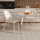 
Pashaman (pashaman) rock slab dining table, modern simple small apartment dining table, household caterpillar chair*4 2160Y1