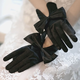 Fu Qirui Elastizität und elegantes Hochzeitskleid rösten Handschuhe koreanische Kurzspitzenschuhe Hochzeit XiUhe Wein rote Handschuhe rote Chrysanthemen kurz