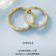 MZMZ platinum couple ring Haoyue and Sea pt950 plain ring platinum birthday anniversary gift for girlfriend Haoyue and Sea couple ring light luxury model