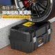 Deli tool box three-layer folding large storage box portable car electrician repair box household multi-functional hardware box 18.5-inch three-layer folding tool box economical model