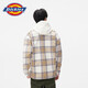 Dickiesdickies Langarmes Hemd Casual Style Dicke gegnerische Langarm-Hemd Lose Top 10971 Cream Checked S
